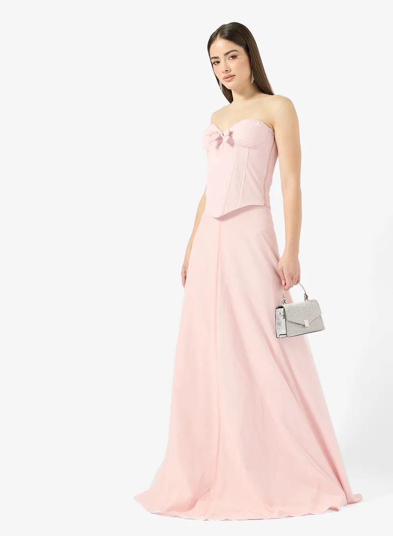 Ginger  Sweetheart Neckline Corset Bodice Tulle Dress for Women | Best Price UAE